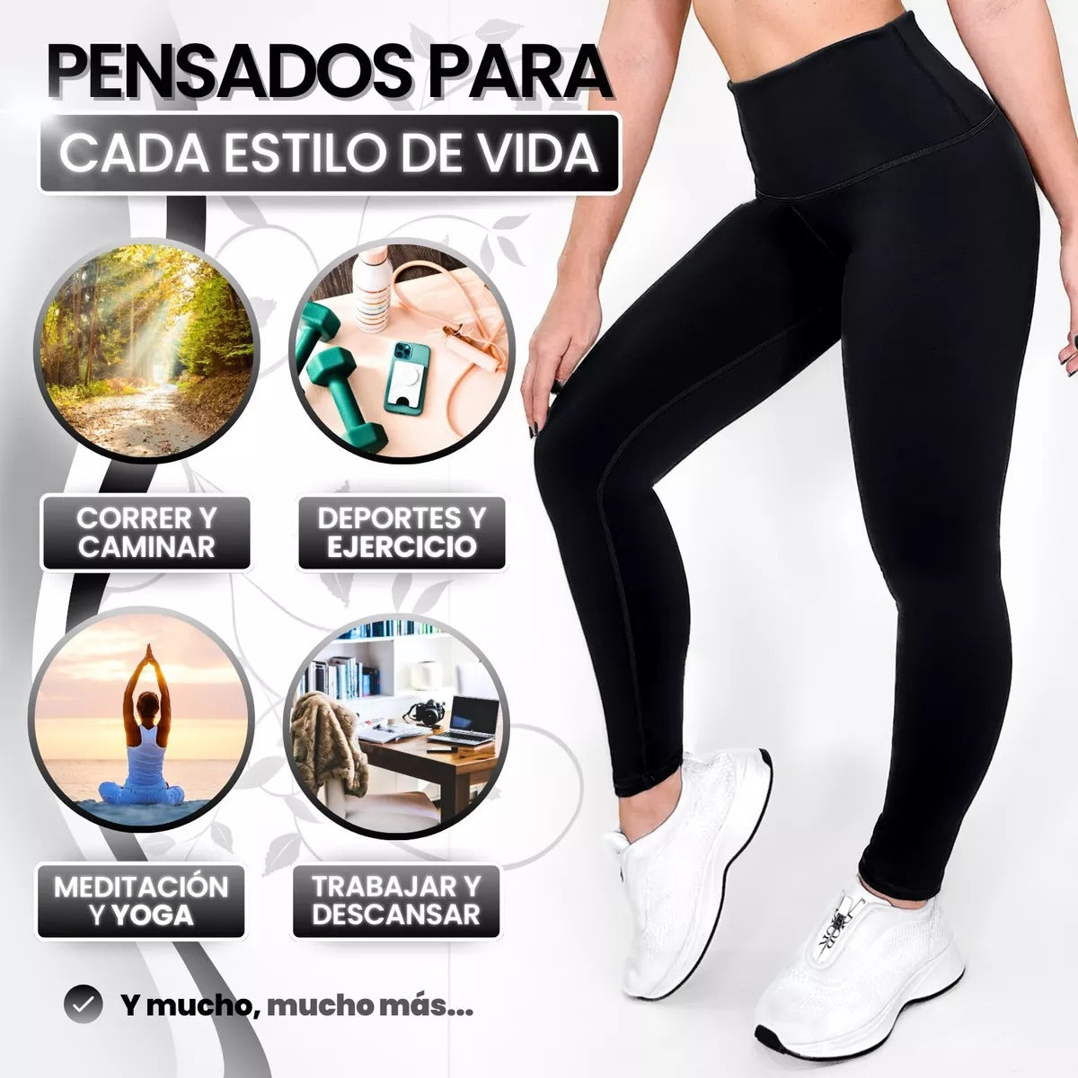 Leggins Toni-Fit PRO®️ Negro talla única 🔥